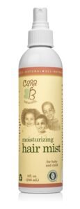 Moisturizing Hair Mist For Kids and Babies Textured, Curly Hair – Natural Hair Detangler Misting Spray Great On Sensitive Skin, Eczema-Friendly – 8 Ounces